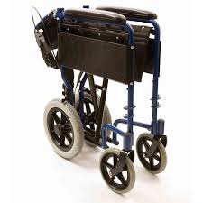 Transit-Lite Attendant Controlled Wheelchair - Blue