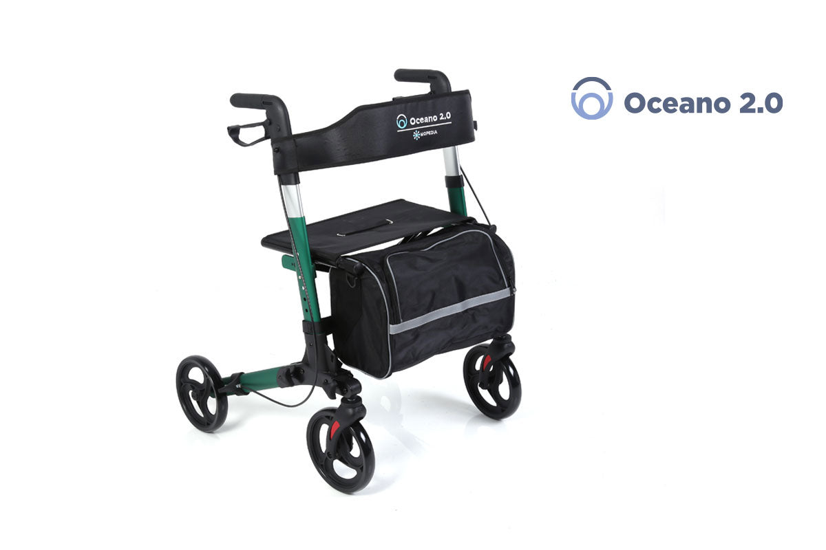 Lightweight 4 Wheel Rollator - Moretti