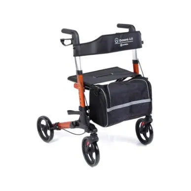 Lightweight 4 Wheel Rollator - Moretti