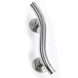 Stainless Steel Curved Grab Rail 24.5"