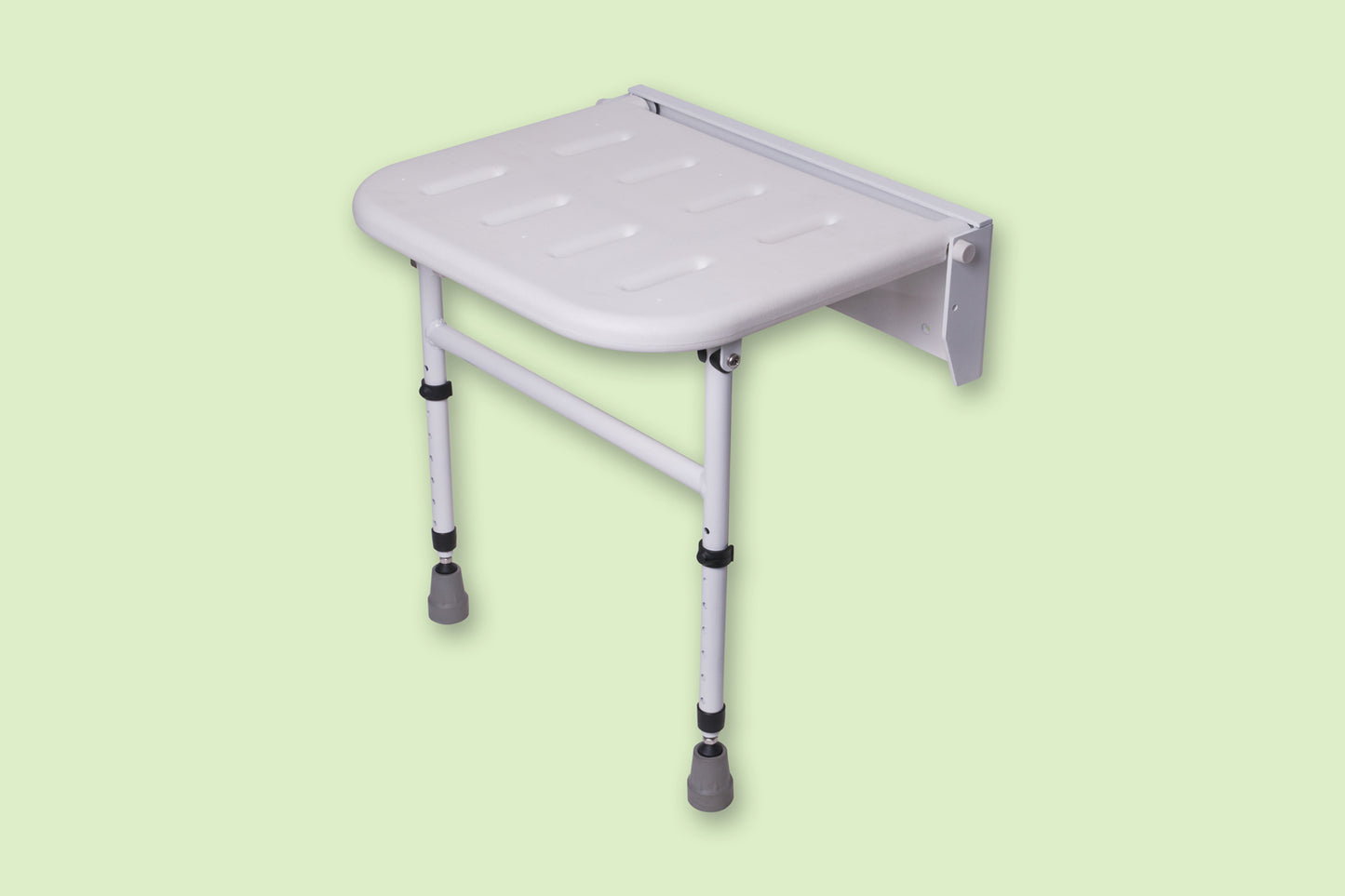 Wall Mounted Folding Shower Chair - Height Adjustable