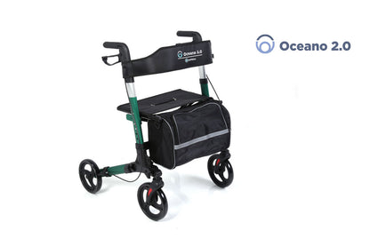 Lightweight 4 Wheel Rollator - Moretti